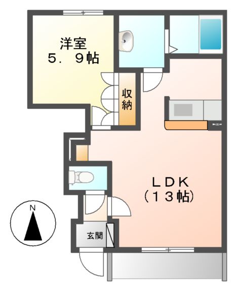 アンジュレーヴの間取り