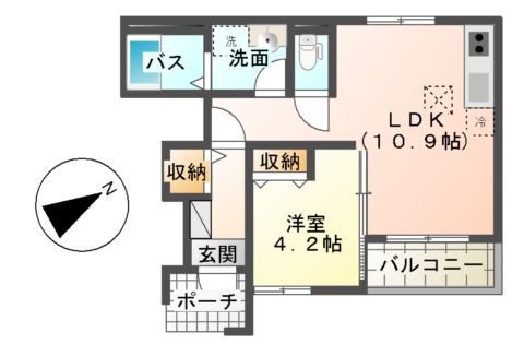 ハピネスの間取り