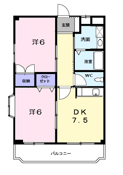 ハイツアイエスの間取り