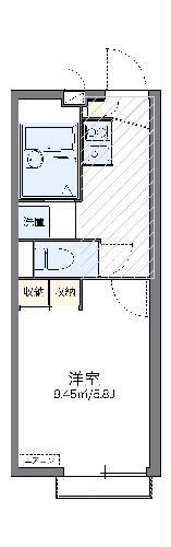 レオパレスメゾン ド ブーケⅡの間取り
