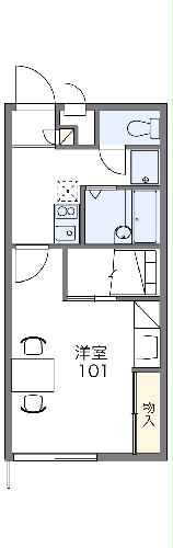 レオパレスイースタンAの間取り