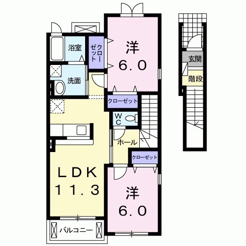 ジェントリーBの間取り
