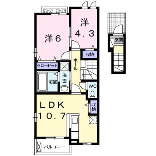 アクテュエルの間取り