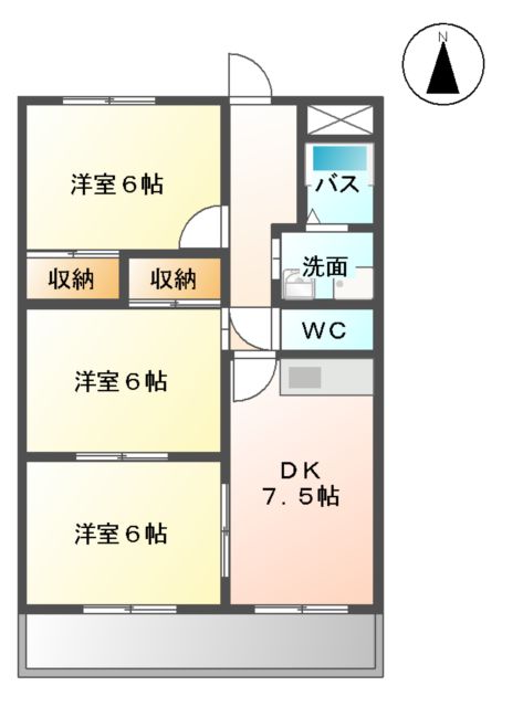 マンションレイゴの間取り