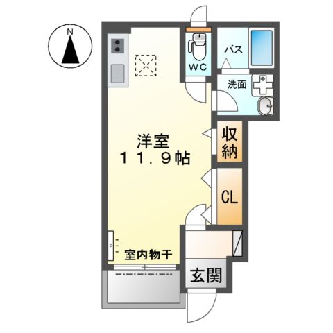 CALMLY(カームリィ)の間取り