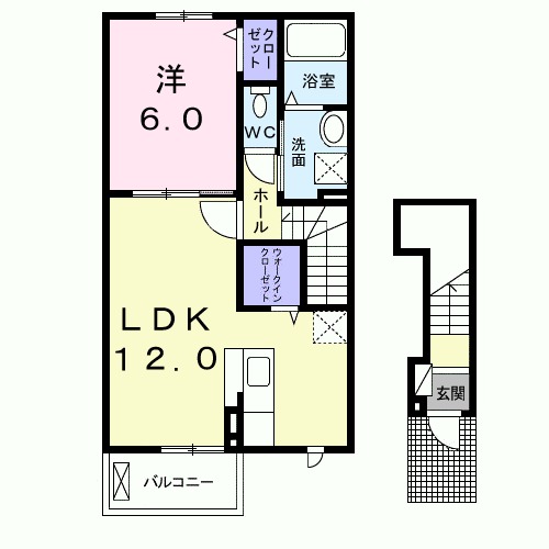 オーチャード Ⅰの間取り