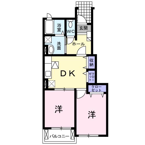 シーフロントの間取り