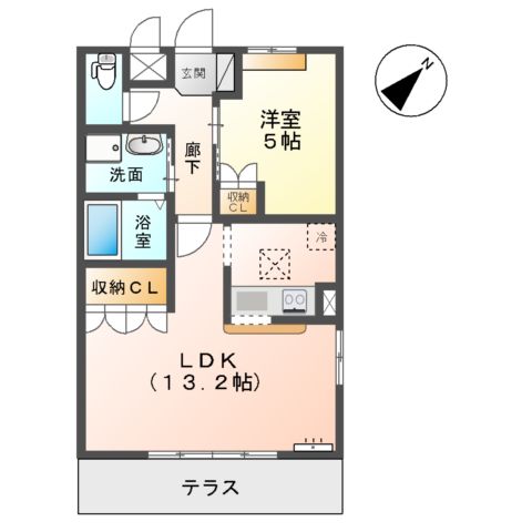 グラン・ウッドBの間取り