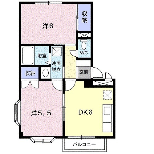 マリンハイツの間取り