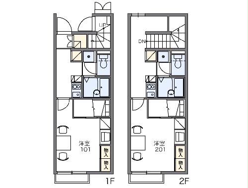 レオパレスサントーレの間取り
