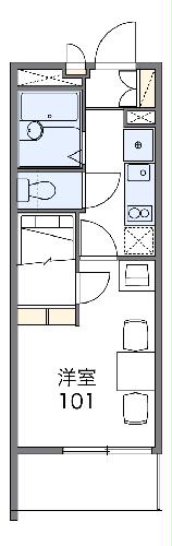 レオパレスミシマの間取り