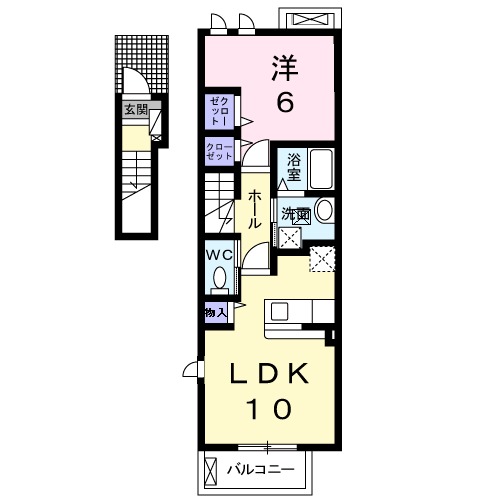 アヴェニール・Kの間取り