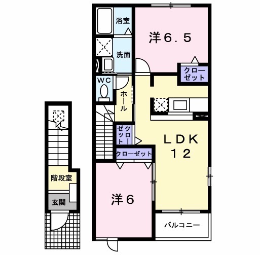 ベル・ソレイユ Bの間取り