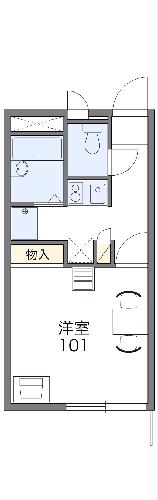 レオパレスアミニティの間取り