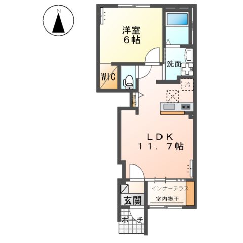 ベルグラーノの間取り