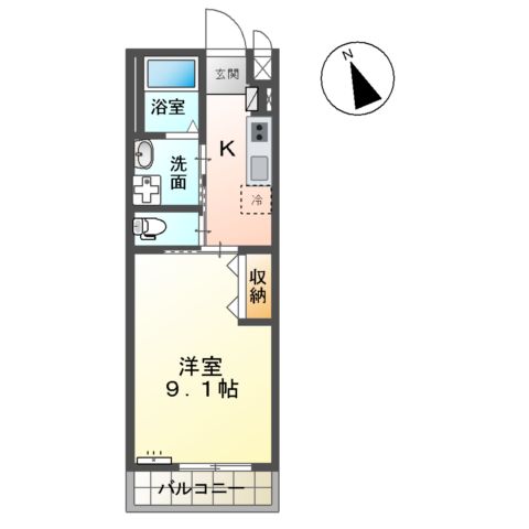 マウンテンフィールドの間取り