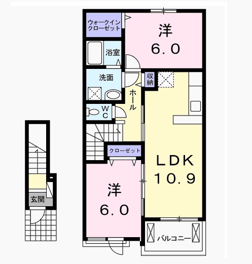 ラコルタⅡの間取り