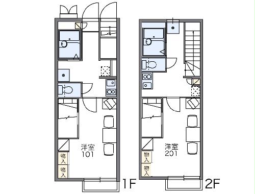 レオパレスEdelweissの間取り