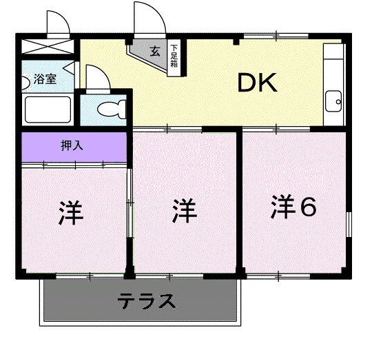 コーポみつわ台の間取り