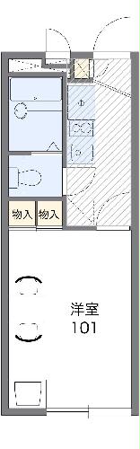 レオパレスラズベリーの間取り
