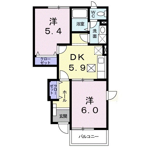 アプリコット・トゥリーの間取り