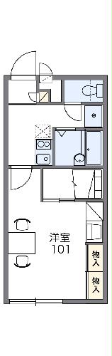 レオパレス白鳥の間取り