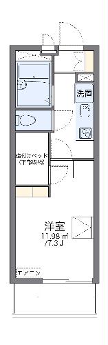レオパレスEleganceの間取り