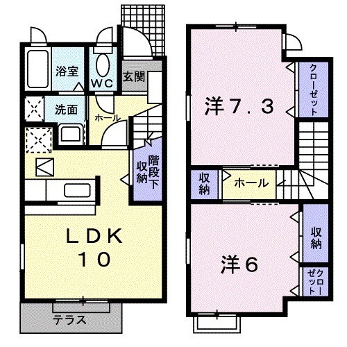 クレメントの間取り