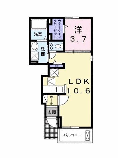 カリマートの間取り