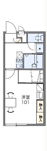 レオパレス清水の間取り