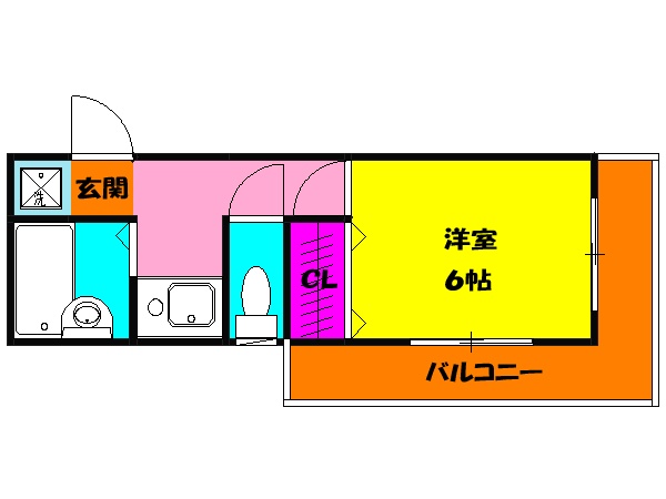 アムールベルウッド玉川学園の間取り