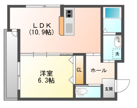 CASA RIVIERAの間取り