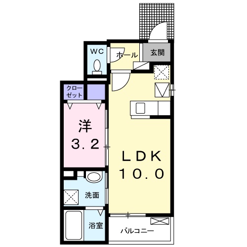 ハッピーワンの間取り