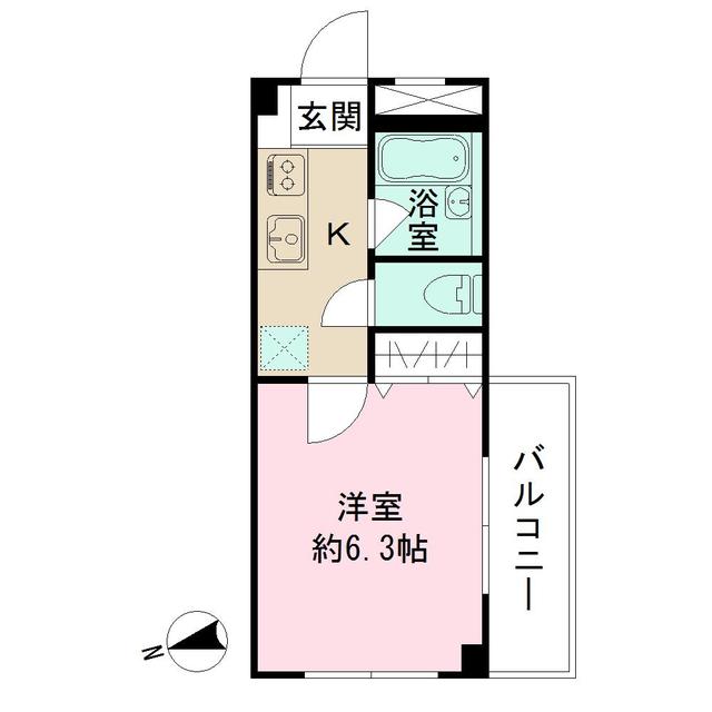 レオ五番館の間取り