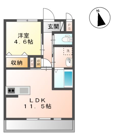 アクア フェバリットの間取り