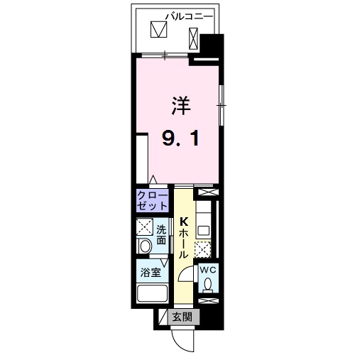 アヴァンセ・フルールの間取り