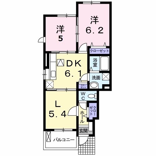 ブリーズⅠの間取り