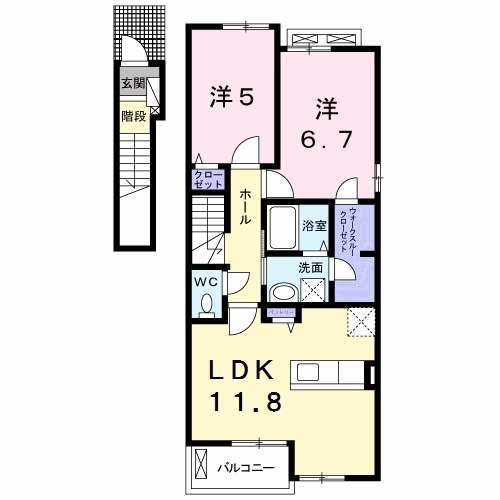 ミレーワ国分寺の間取り
