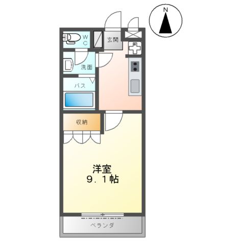 エバーグリーンの間取り