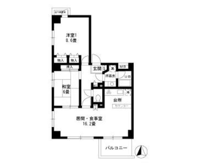 パークハイムMSKの間取り