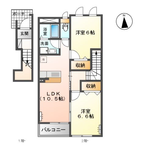 ミラドールの間取り