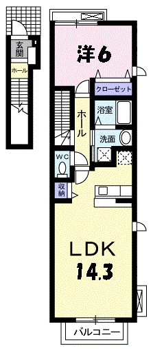 エスカレントⅢの間取り