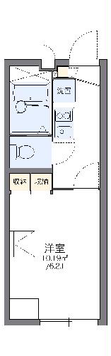 レオパレスボヌールの間取り