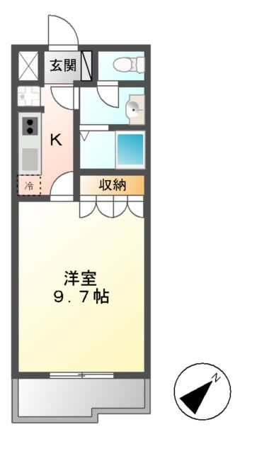 シティルミナスⅦの間取り
