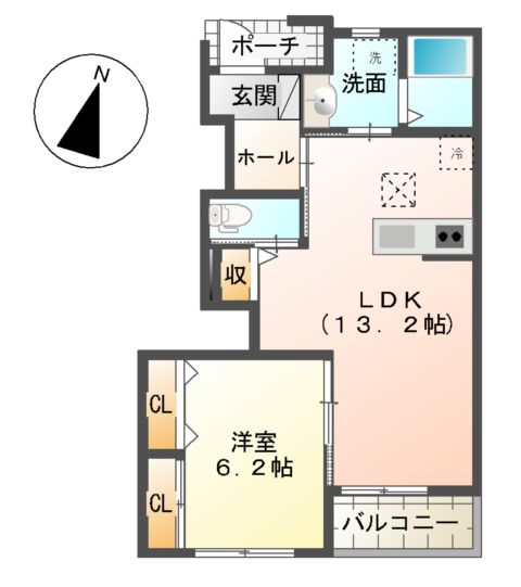 ヌーベルファミーユの間取り