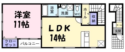 グローリアの間取り