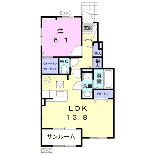 プルーリオンの間取り