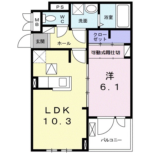 グレースみゆきの間取り