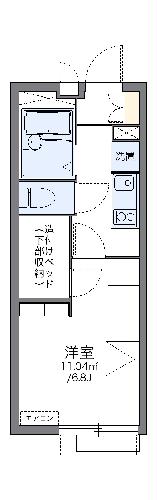 レオパレスグレース クレストⅠの間取り