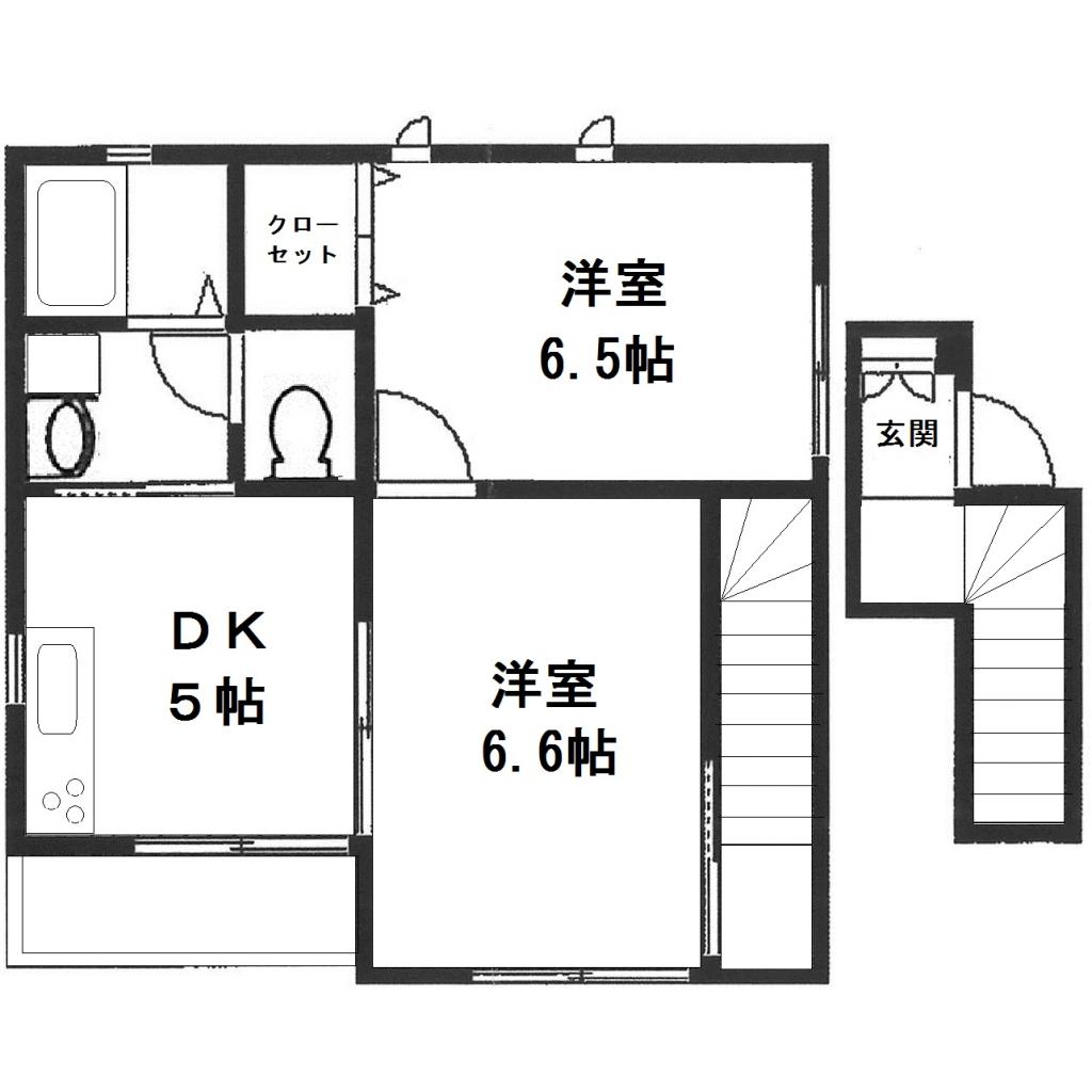フェリーチェD棟の間取り